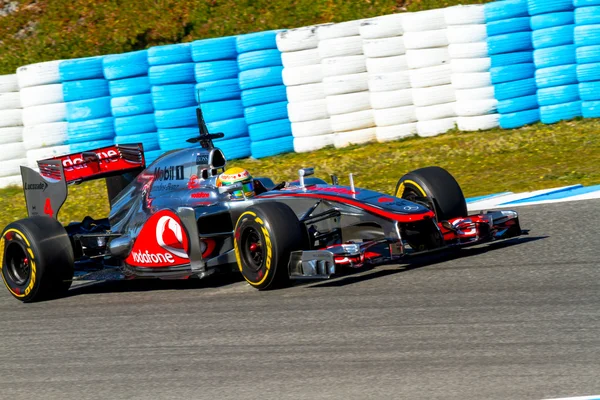 Team McLaren F1, Lewis Hamilton, 2012 — Stock Photo, Image