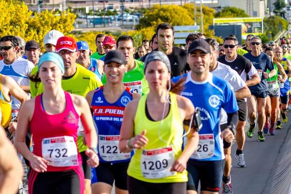 XXVIII yarı maraton bahia de cadiz — Stok fotoğraf