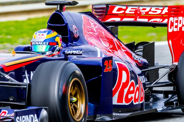 团队 toro rosso f1，吉恩-埃里克 · 沃尼，2014 — 图库照片