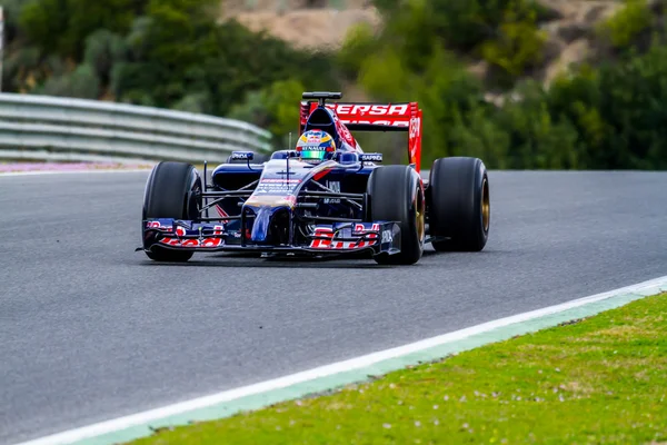 Team Toro Rosso F1,  Jean-Eric Vergne, 2014 — Stock Photo, Image