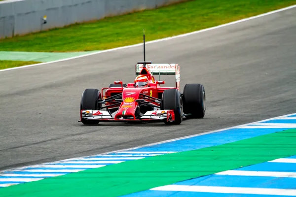 Equipe Scuderia Ferrari F1, Kimi Raikkonen, 2014 — Fotografia de Stock