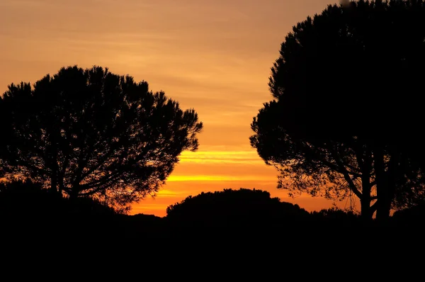 Pôr do sol em Cádiz — Fotografia de Stock