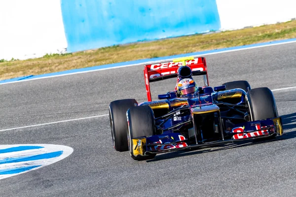 Team Toro Rosso F1, Jean Eric Vergne, 2012 — Stockfoto