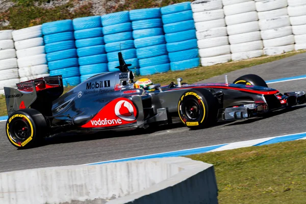 Zespół mclaren f1, lewis hamilton, 2012 — Zdjęcie stockowe