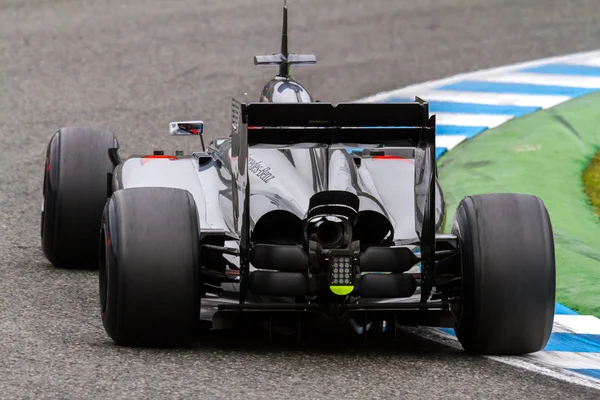 Equipo McLaren F1, Kevin Magnussen, 2014 — Foto de Stock