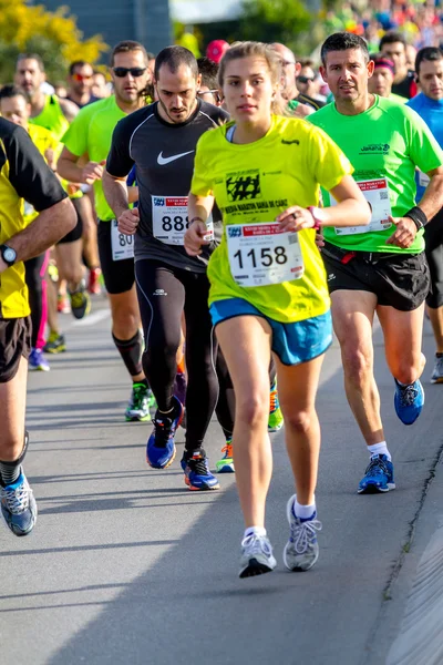 XXVIII yarı maraton bahia de cadiz — Stok fotoğraf