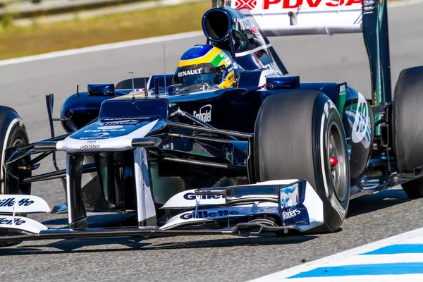 Williams f1, bruno senna, 2012 takım — Stok fotoğraf