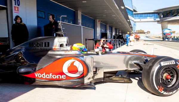 Equipe McLaren F1, Lewis Hamilton, 2012 — Fotografia de Stock