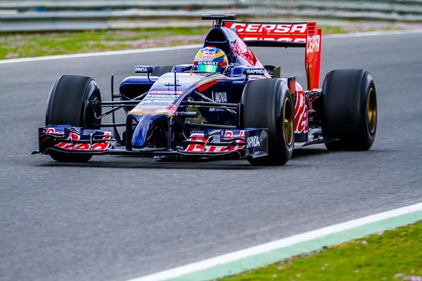 Team Toro Rosso F1, Jean-Eric Vergne, 2014 — Stockfoto