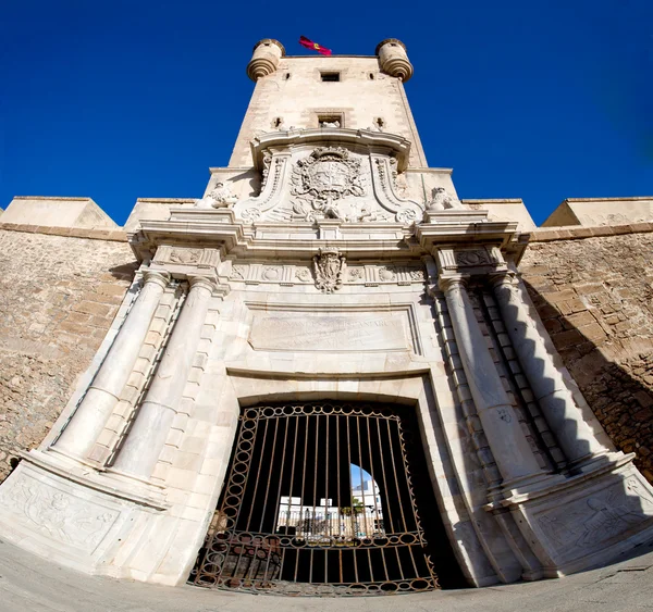 Cadiz, İspanya dünyanın kapıları — Stok fotoğraf