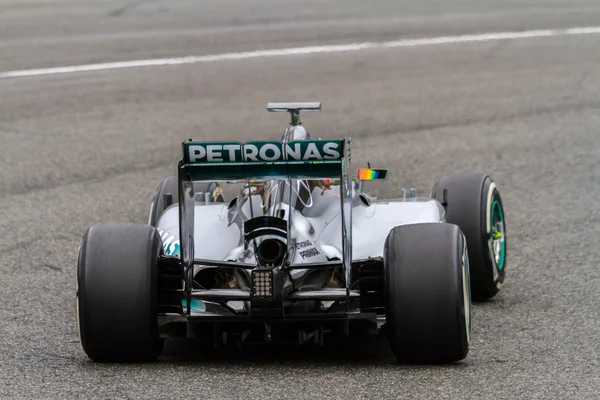 Merceces F1 Team, Lewis Hamilton, 2014 — Zdjęcie stockowe