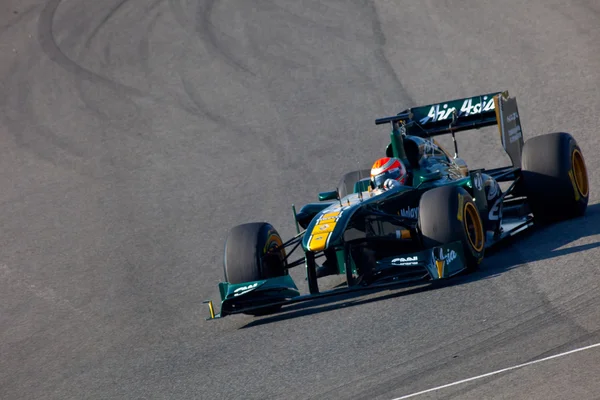 Команда Lotus F1, Ярно Трулли, 2011 — стоковое фото