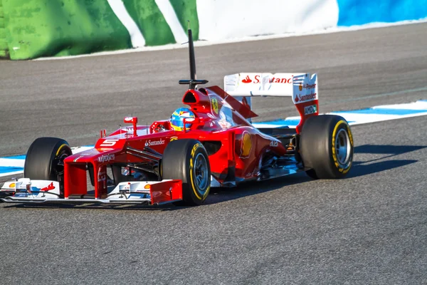 Scuderia Ferrari F1, Fernando Alonso, 2012 — Zdjęcie stockowe