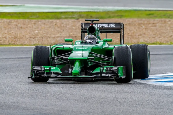 Команда Caterham F1, Kamui Kobayashi, 2014 — стоковое фото