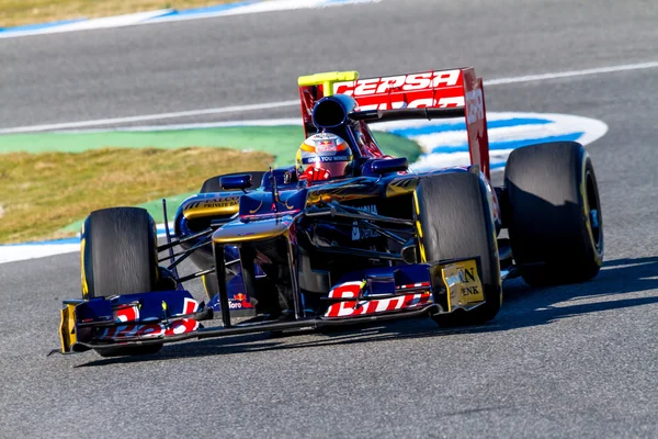 Team Toro Rosso F1, Jean Eric Vergne, 2012 — Stock Photo, Image