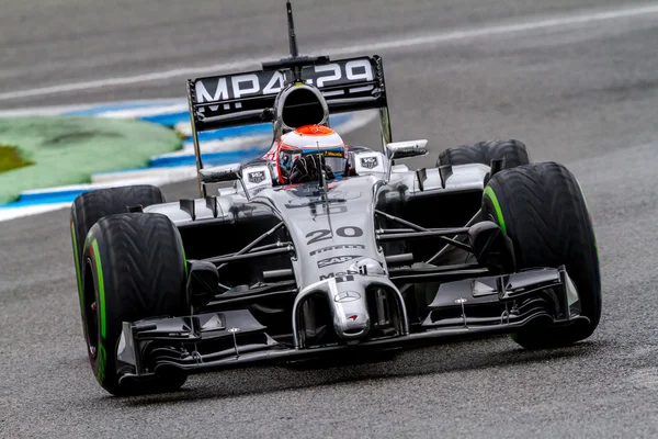 Equipo McLaren F1, Kevin Magnussen, 2014 — Foto de Stock