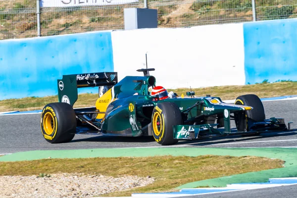 Csapat Catherham F1, Jarno Trulli, 2012 — Stock Fotó