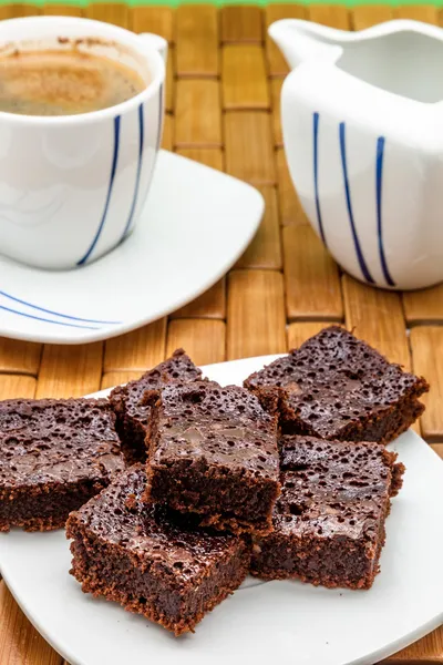 Viele Brownies — Stockfoto