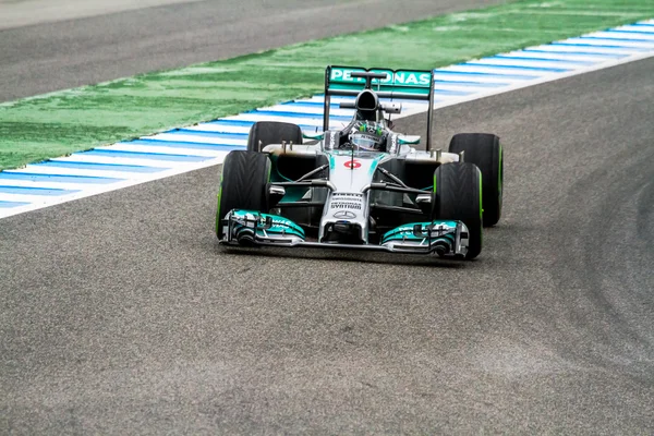Mercedes f1, nico rosberg, 2014 takım — Stok fotoğraf