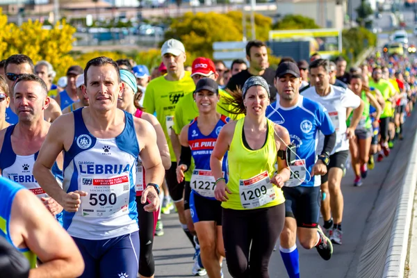 XXVIII Half Marathon Bahia de Cadiz — Stock Photo, Image