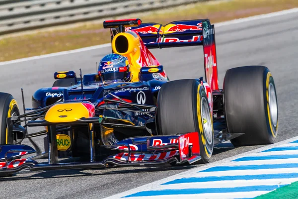 Team Red Bull F1, Sebastian Vettel, 2012 — Stockfoto