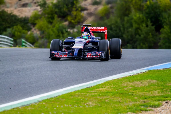 Equipo Toro Rosso F1, Jean-Eric Vergne, 2014 — Foto de Stock