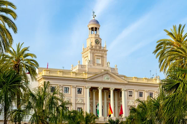 Stadhuis van cadiz, Spanje — Stockfoto