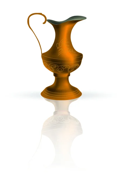 Caraffa d'oro — Vettoriale Stock