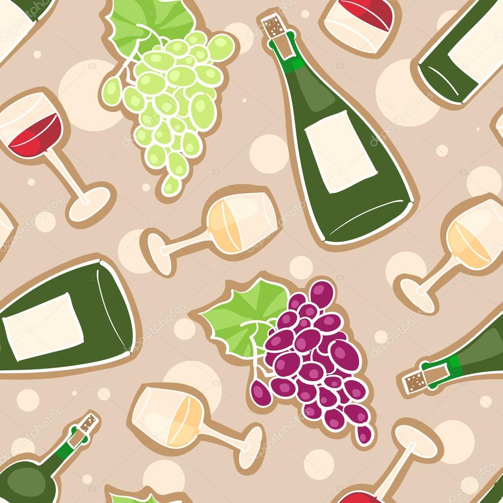 Wine seamless pattern Stock Vector Greyant 13714924 Wine pattern stock vector illustration of tranparency
