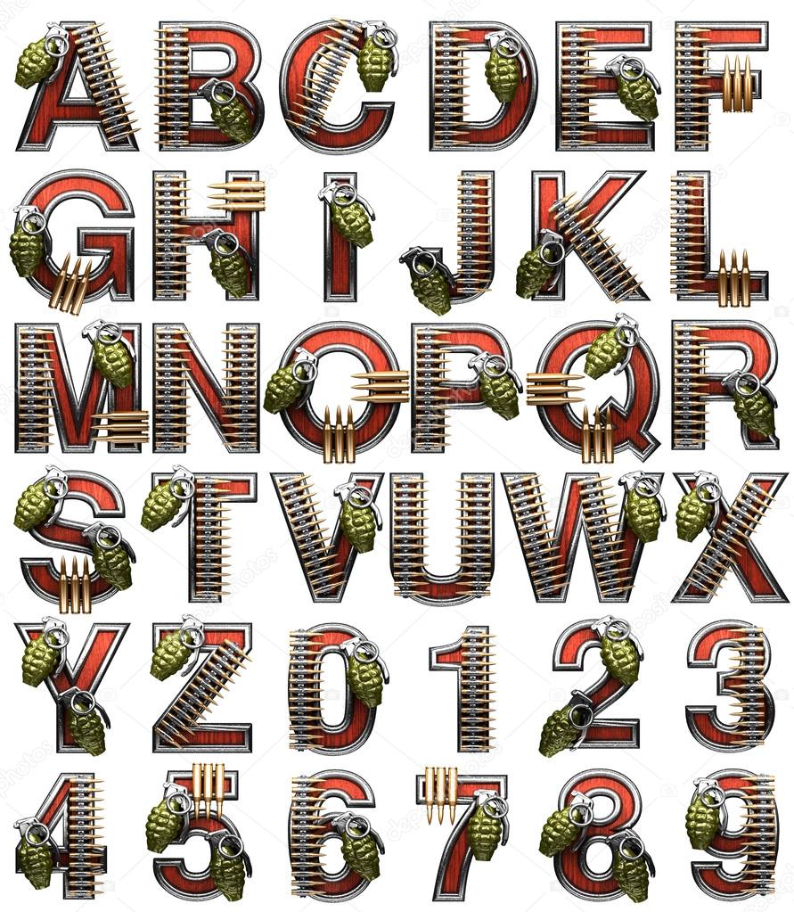 military alphabet — Stock Photo © videodoctor #19925857