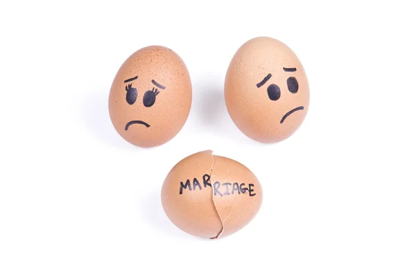 Broken marriage concept — Stock Photo, Image