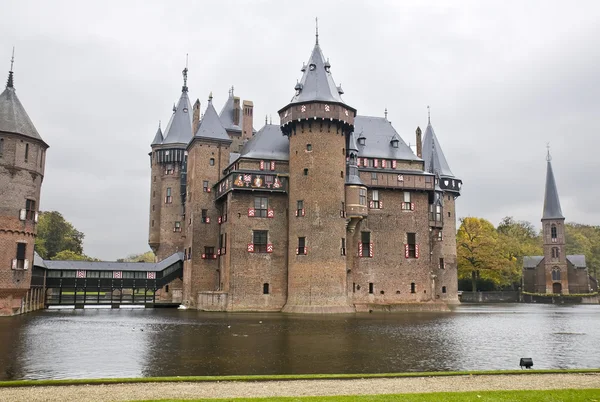 Kasteel de haar in Nederland — Stockfoto