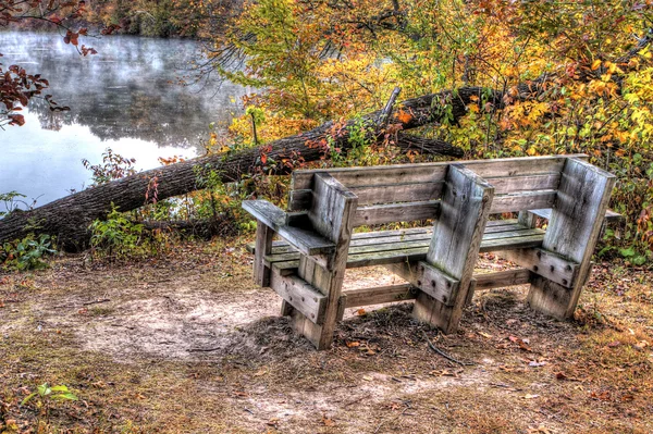 Красочный живописный пейзаж в HDR — стоковое фото