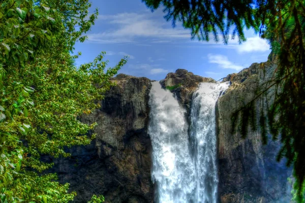 High Waterfall in HDR — Stock Photo, Image