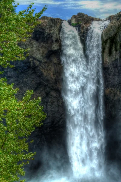 High Waterfall in HDR — Stock Photo, Image