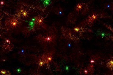 soyut Noel ağacı ışıkları