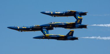 Mankato, Mn- June 9 US Navy Blue Angels in F-18 Air Show