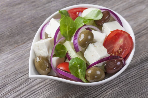 Feta cheese cubes — Stock Photo, Image