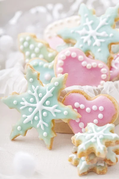 Galletas de colores pastel — Foto de Stock