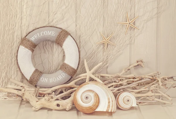 Life buoy decoration — Stock Photo, Image