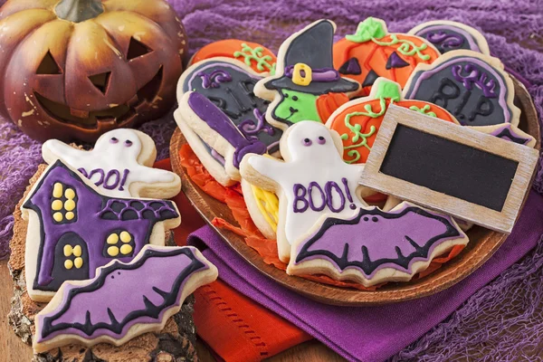 Halloween cookies — Stockfoto