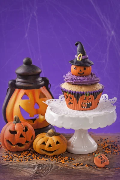 Petit gâteau d'Halloween — Photo
