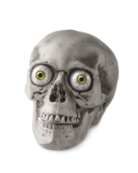 Хэллоуинский череп — стоковое фото