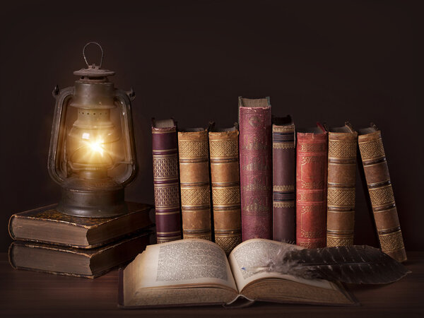 Старые винтажные книги
