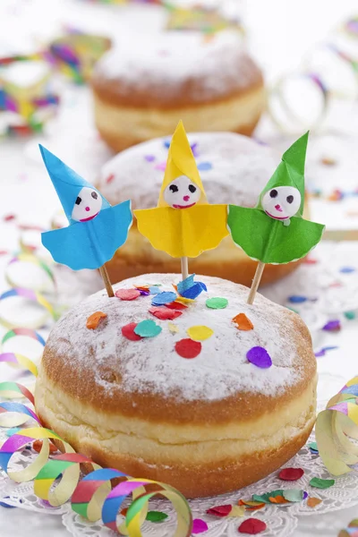 The traditional Pfannkuchen Krapfen — Stock Photo, Image