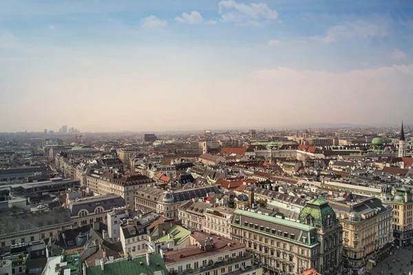 Uitzicht vanaf de Stephansdom — Stockfoto