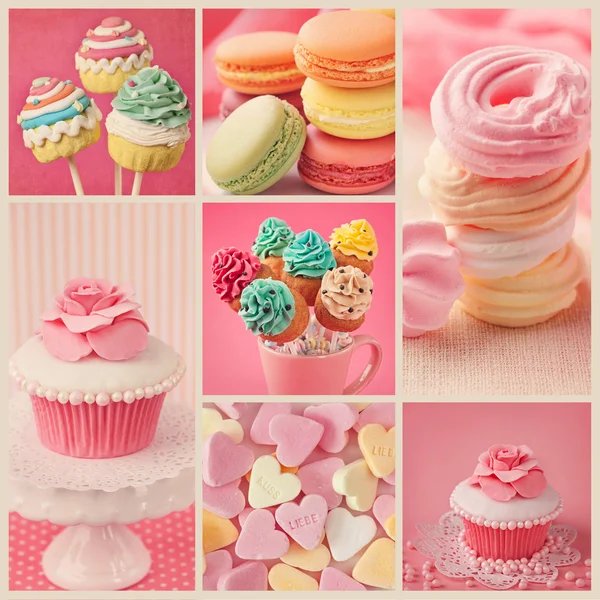 Süße Collage — Stockfoto