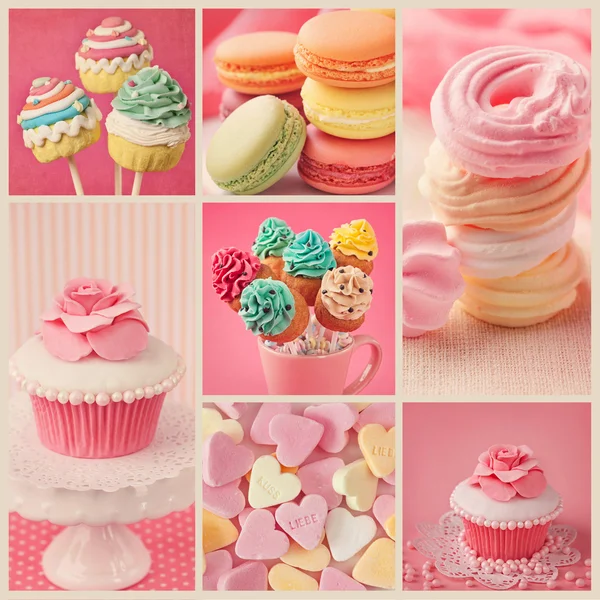 Sweet collage — Stock Photo, Image