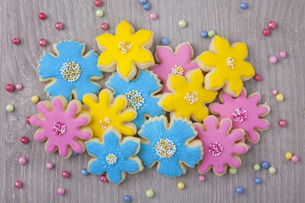 Galletas flores — Foto de Stock