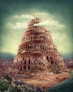 Tower of Babel clipart